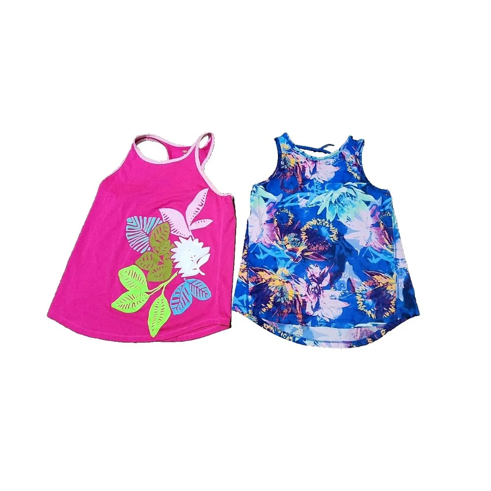 EUC Huge Lot Girls Clothes 15 pieces‎ T- SHIRTS /TANK TOP/SHORTS Size 12-18MONTH